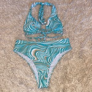 Two piece bathing suit